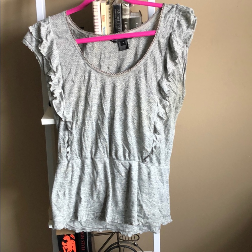 Marc by Marc Jacobs comfy ruffle cap sleeve top